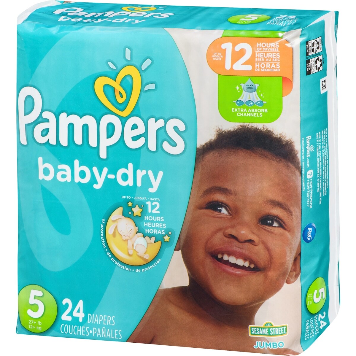 Pampers Baby-Dry Diapers Size