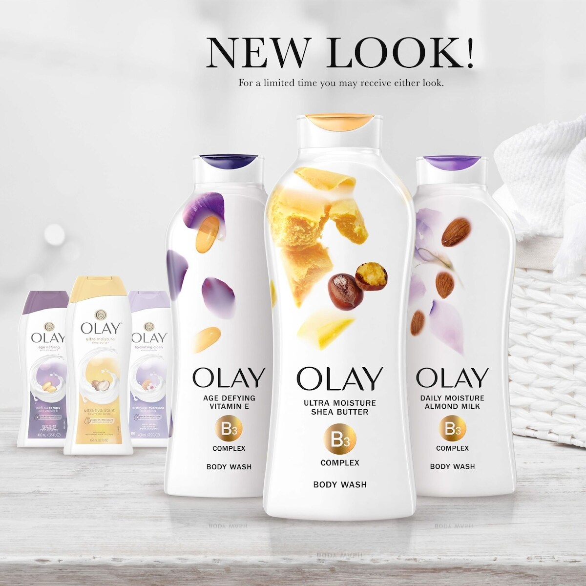Olay Age Defying Body Wash with Vitamin E, 650 mL