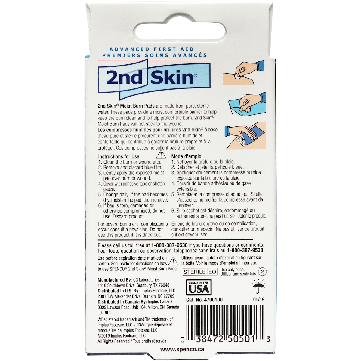 Moist Burn Pads