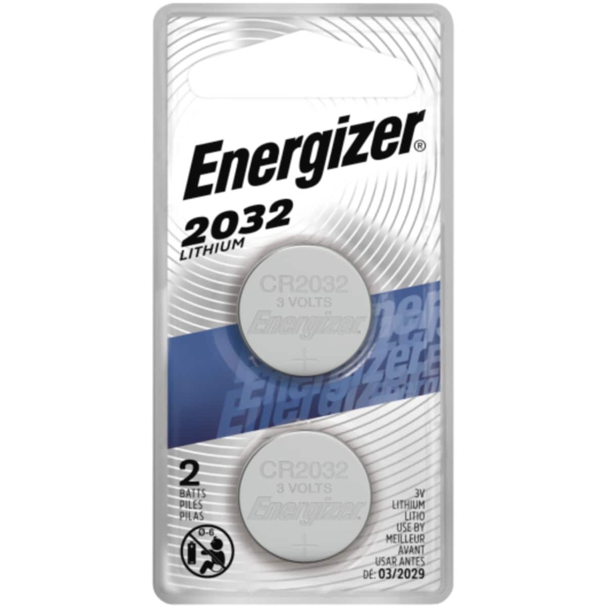 Energizer 2032 Lithium Coin Battery 2 Count