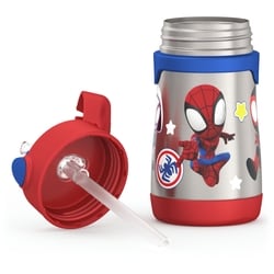 Bouteille d'eau FUNtainer®  de 290 ml avec paille Spidey et ses incroyables amis 4