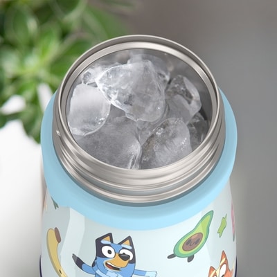 290ml FUNtainer® Water Bottle w/ Straw Bluey 6