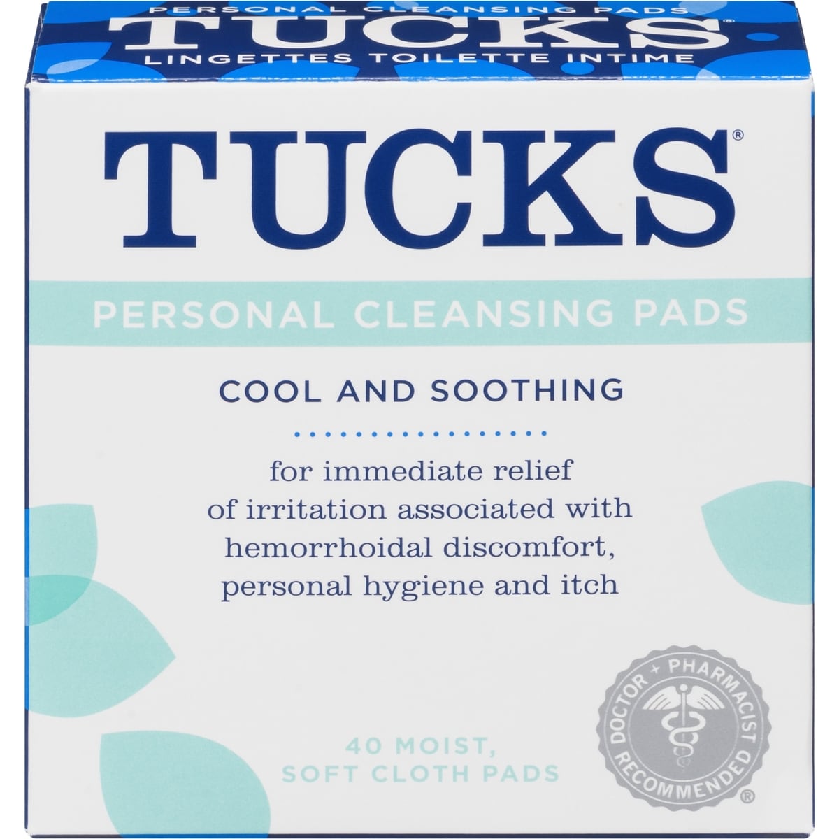 Tucks lingettes toilette intime