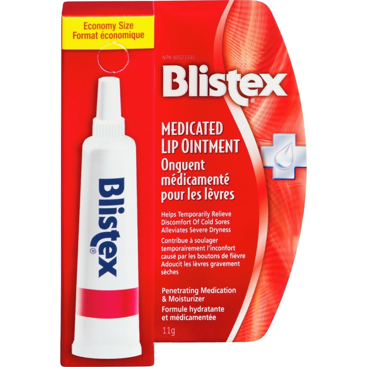 Onguent médicamenté pour les lèvres