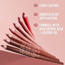 Lifter Lip Liner, Long-Lasting, Smooth Glide Application, Hyaluronic Acid 3