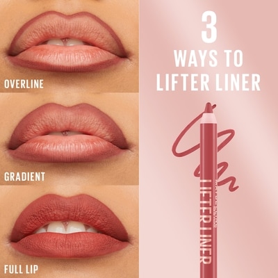 Lifter Lip Liner, Long-Lasting, Smooth Glide Application, Hyaluronic Acid 6