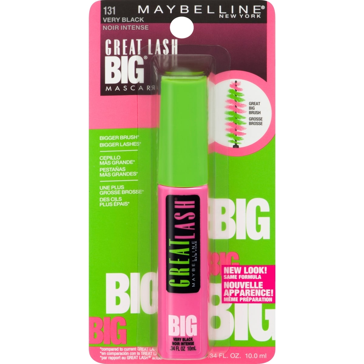 Maybelline Great Lash® BIG® Washable Mascara 0.34 fl. oz. BLACK