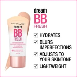 Dream Fresh BB Cream, Water-Gel Formula, Zero Oil and Zero Heavy Ingredients, Sheer Coverage, Natural Finish, Hydrating and Lightweight 3
