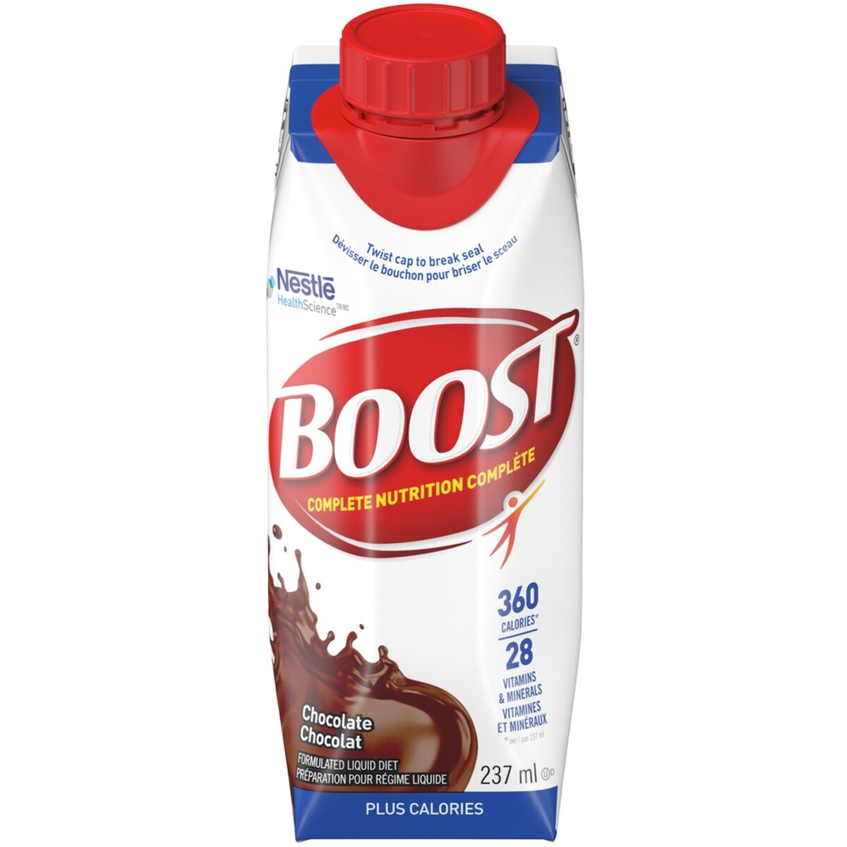 Préparation pour régime liquide BOOST® PLUS Calories au chocolat, 6 x 237 ml