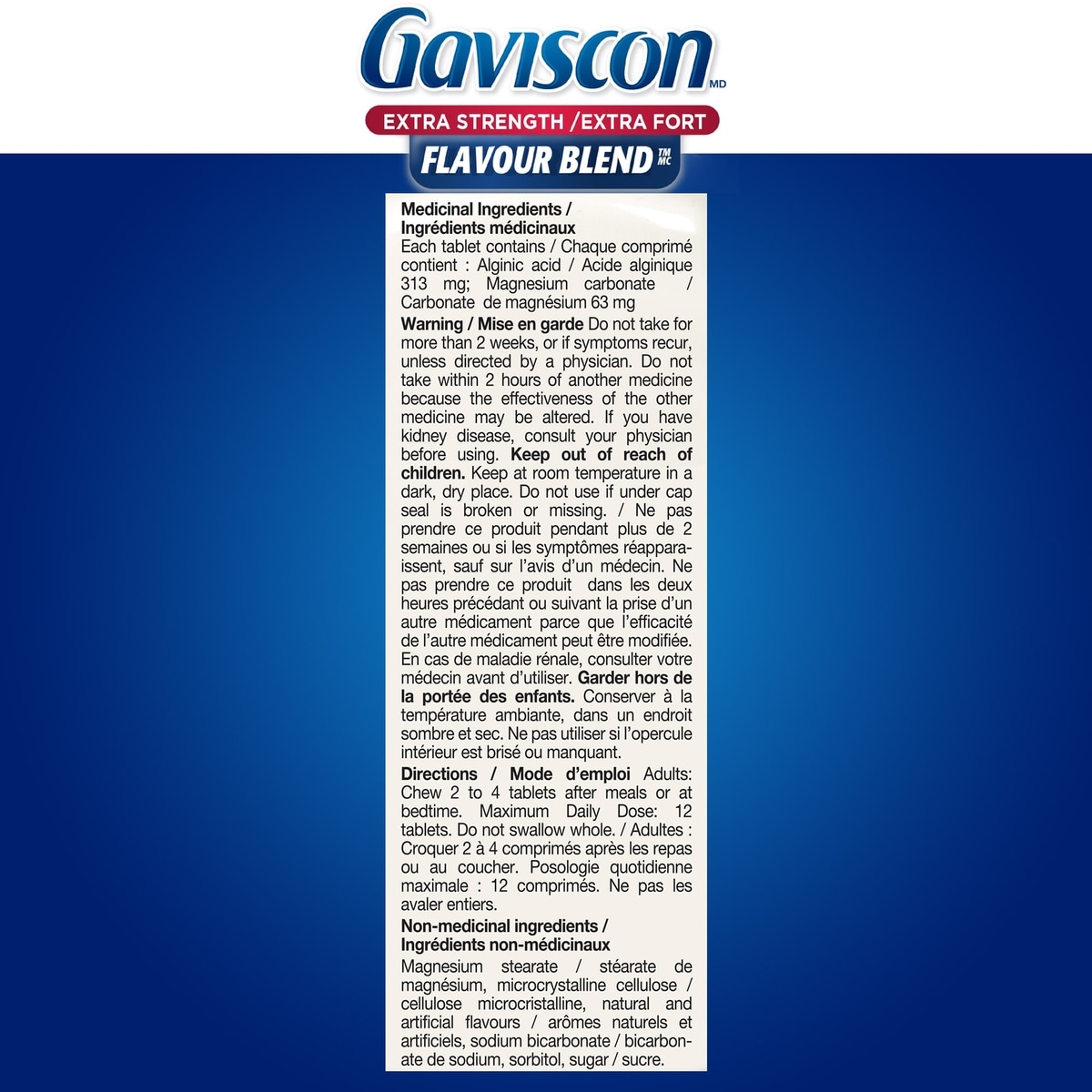 Extra Strength Flavour Burst Tablet