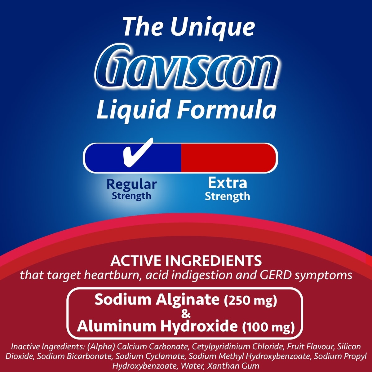 Gaviscon Regular Strength Liquid Soothing Icy Mint