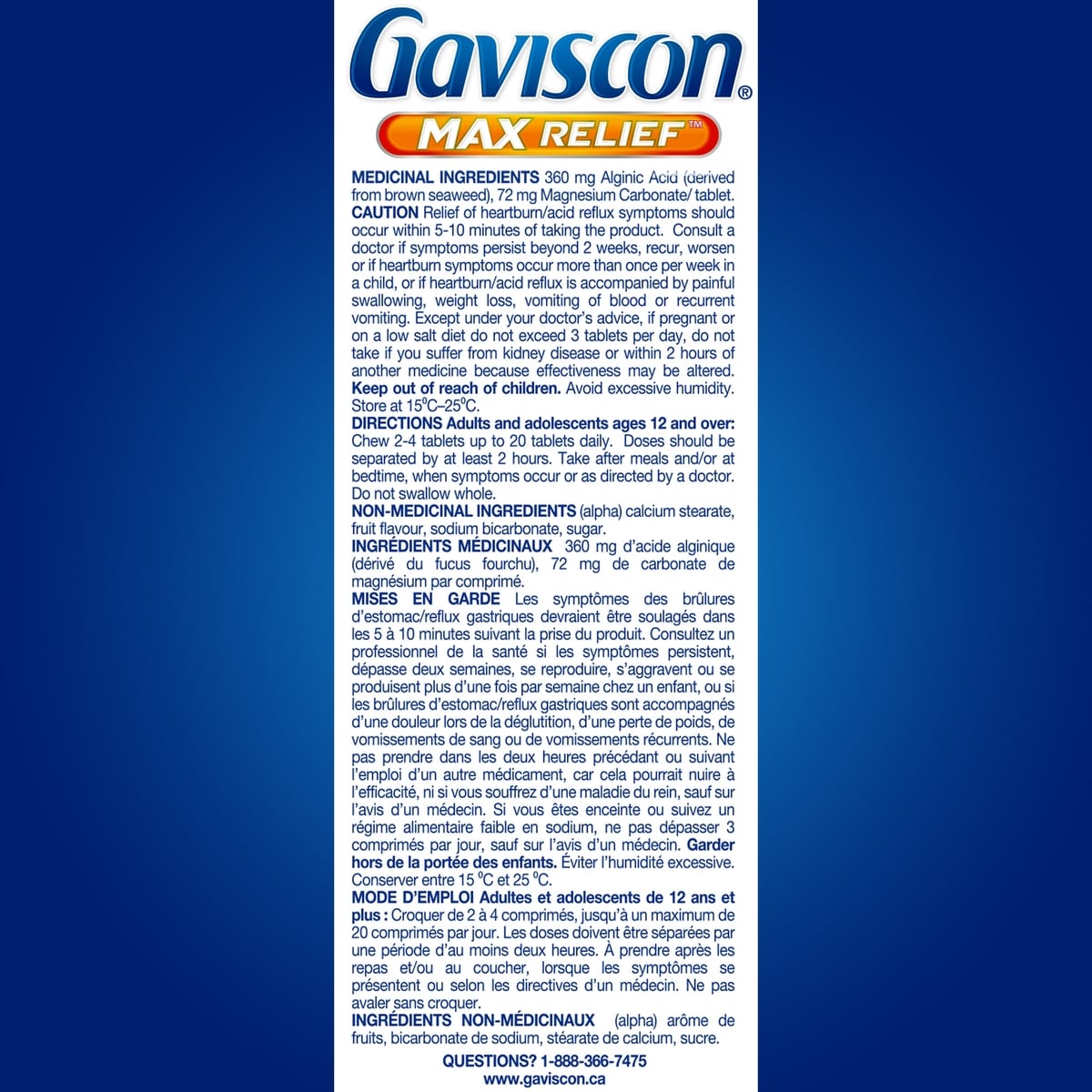 Gaviscon Maxi Soulagement Foamtabs À Croquer Mélange De Baies