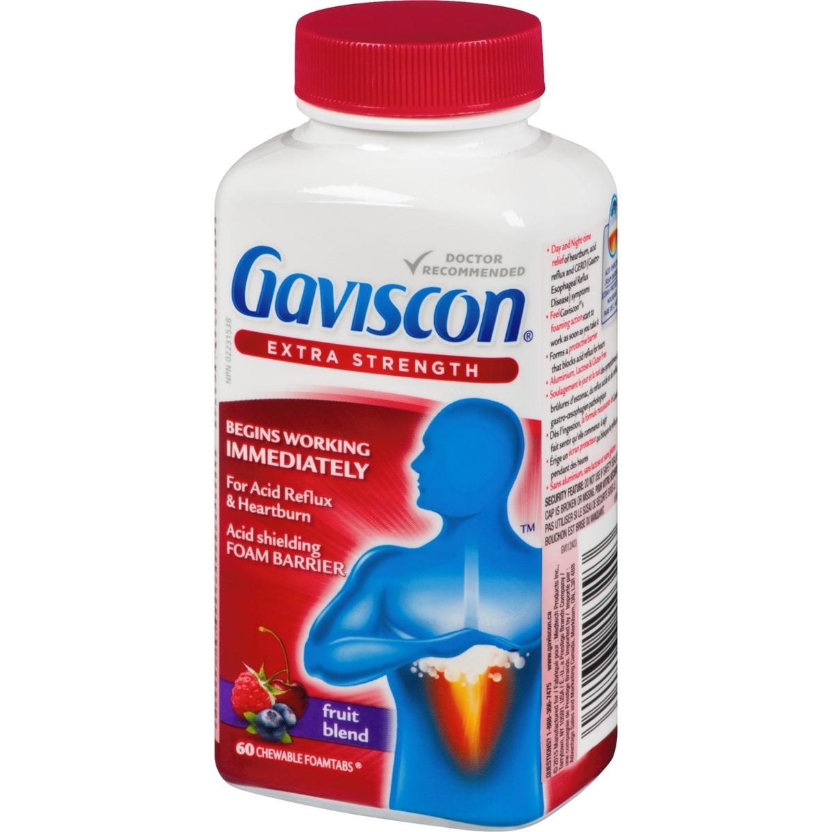 Gaviscon Extra-Fort Foamtabs À Croquer Mélange De Fruits