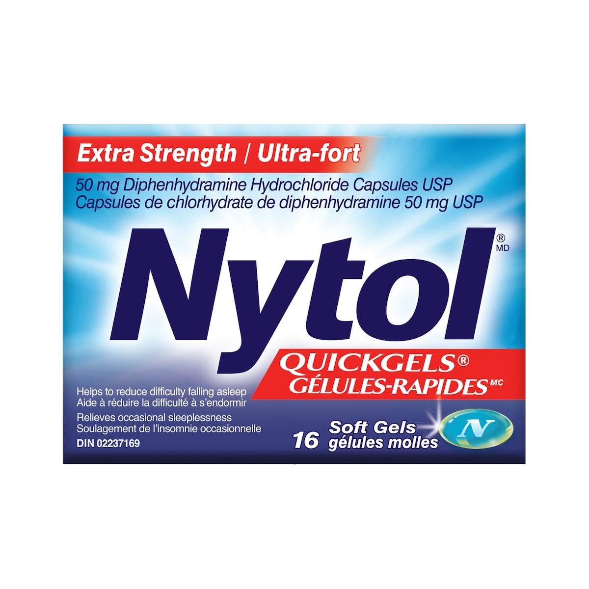 Nytol Aide-Sommeil Gélules-Rapides