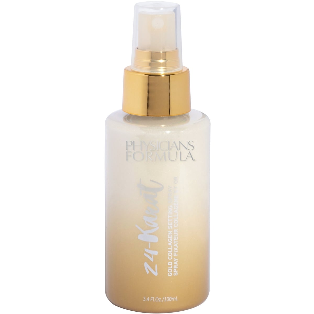 Spray fixateur collagène et or 24 K