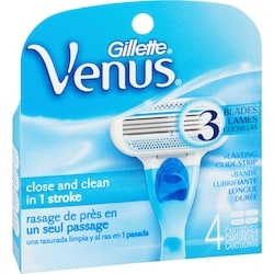 Gillette Venus Women's Razor Blades, 4 Refills 2