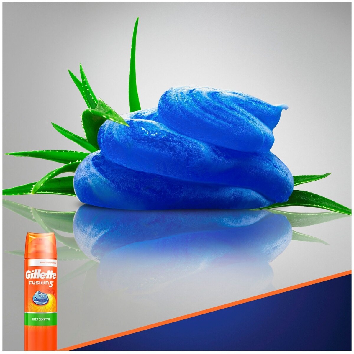 Gel à raser Gillette Fusion5 Ultra sensible, 198 g