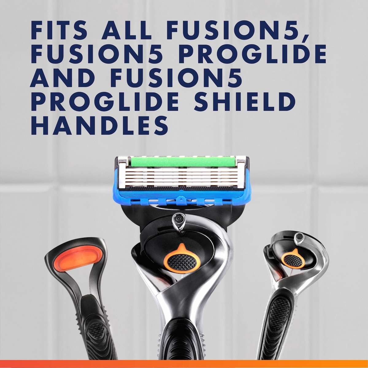 Cartouches de rechange de rasoir Gillette Fusion5 ProGlide Power pour hommes, cartouches de rasoir pour manche Flex-pivot, cartouches à 5 lames de rasoir