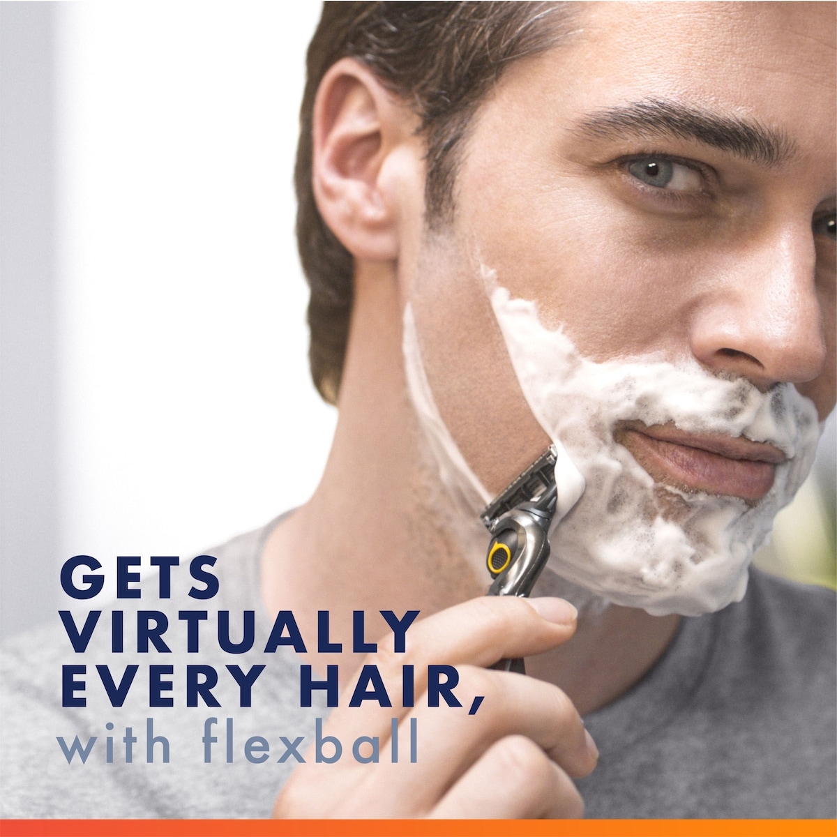 Cartouches de rechange de rasoir Gillette Fusion5ProGlide Défense pour hommes, cartouches de rechange de rasoir pour manche de rasoir Flex-pivot, 2x plus de lubrification