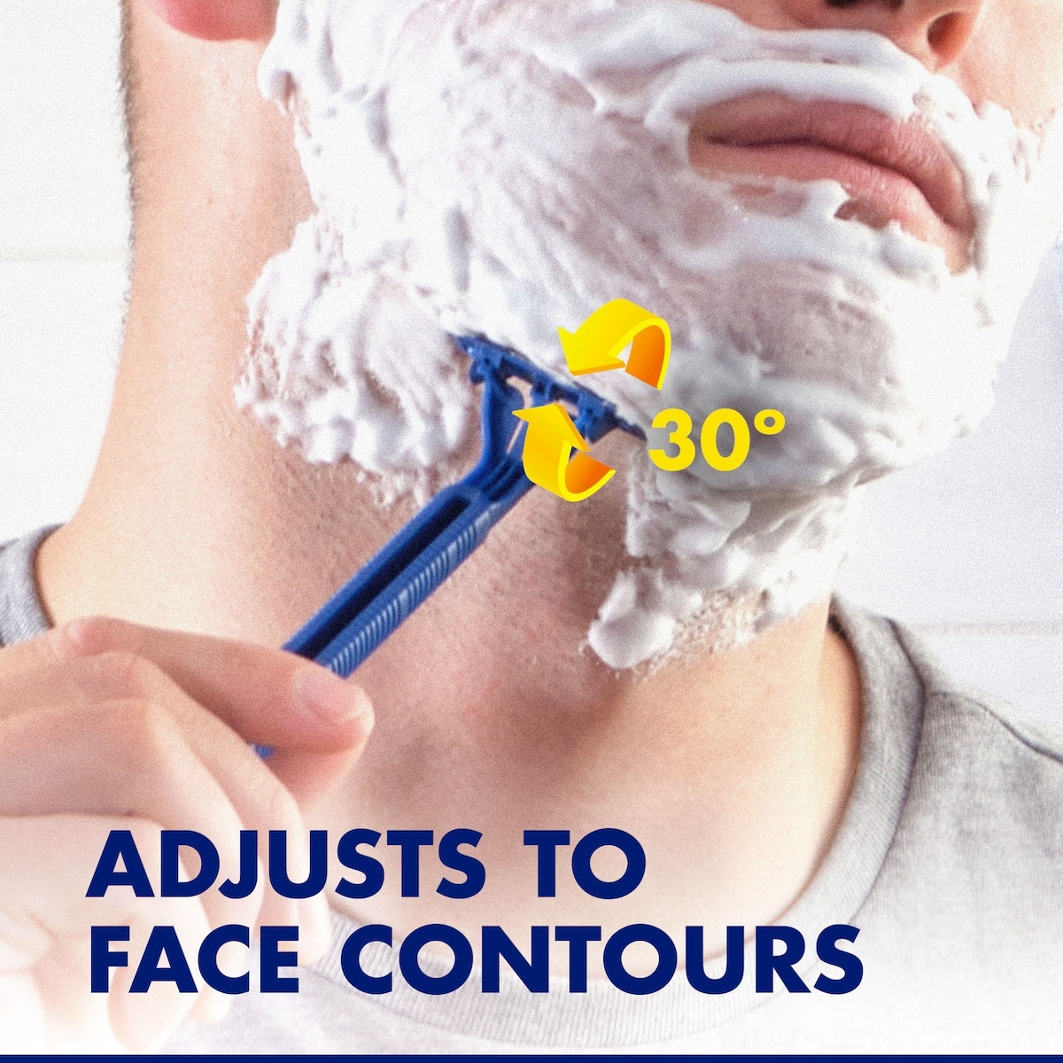 Gillette Sensor2 Plus Pivoting Head Men’s Disposable Razors, 15 Count