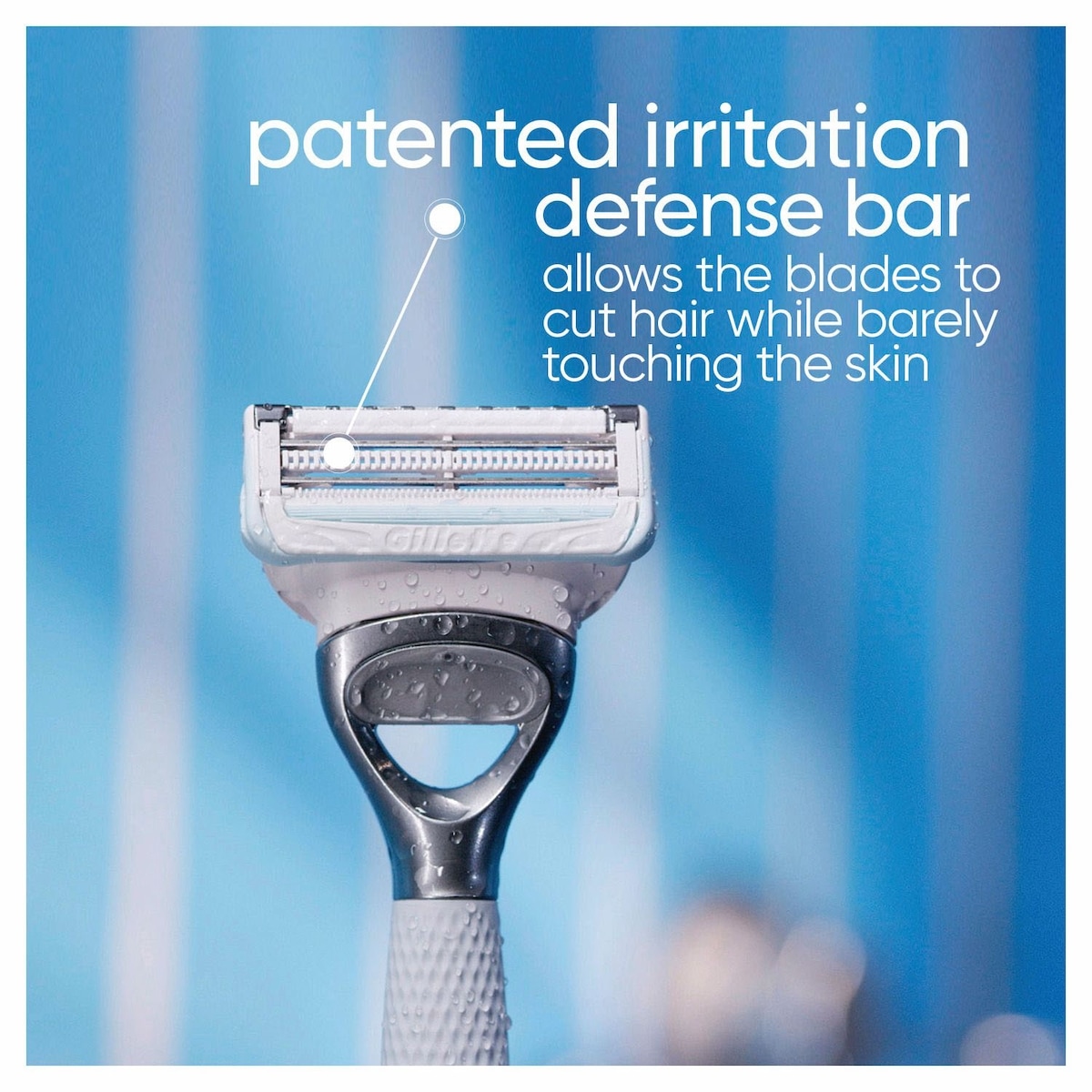 Gillette Venus for Pubic Hair and Skin, Women's Razor Handle + 2 Blade Refills