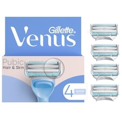 Pubic Hair & Skin, Intimate Razor for Women Razor Blades, 4 Razor Refills 1