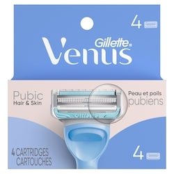 Pubic Hair & Skin, Intimate Razor for Women Razor Blades, 4 Razor Refills 2