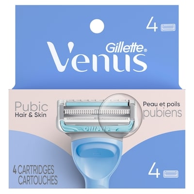 Pubic Hair & Skin, Intimate Razor for Women Razor Blades, 4 Razor Refills 2