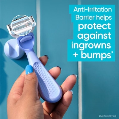 Pubic Hair & Skin, Intimate Razor for Women Razor Blades, 4 Razor Refills 3