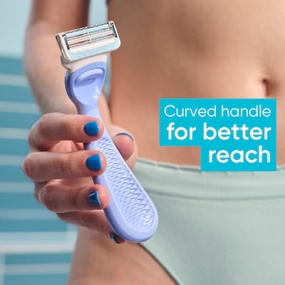 Pubic Hair & Skin, Intimate Razor for Women Razor Blades, 4 Razor Refills 6