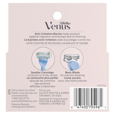 Pubic Hair & Skin, Intimate Razor for Women Razor Blades, 4 Razor Refills 7