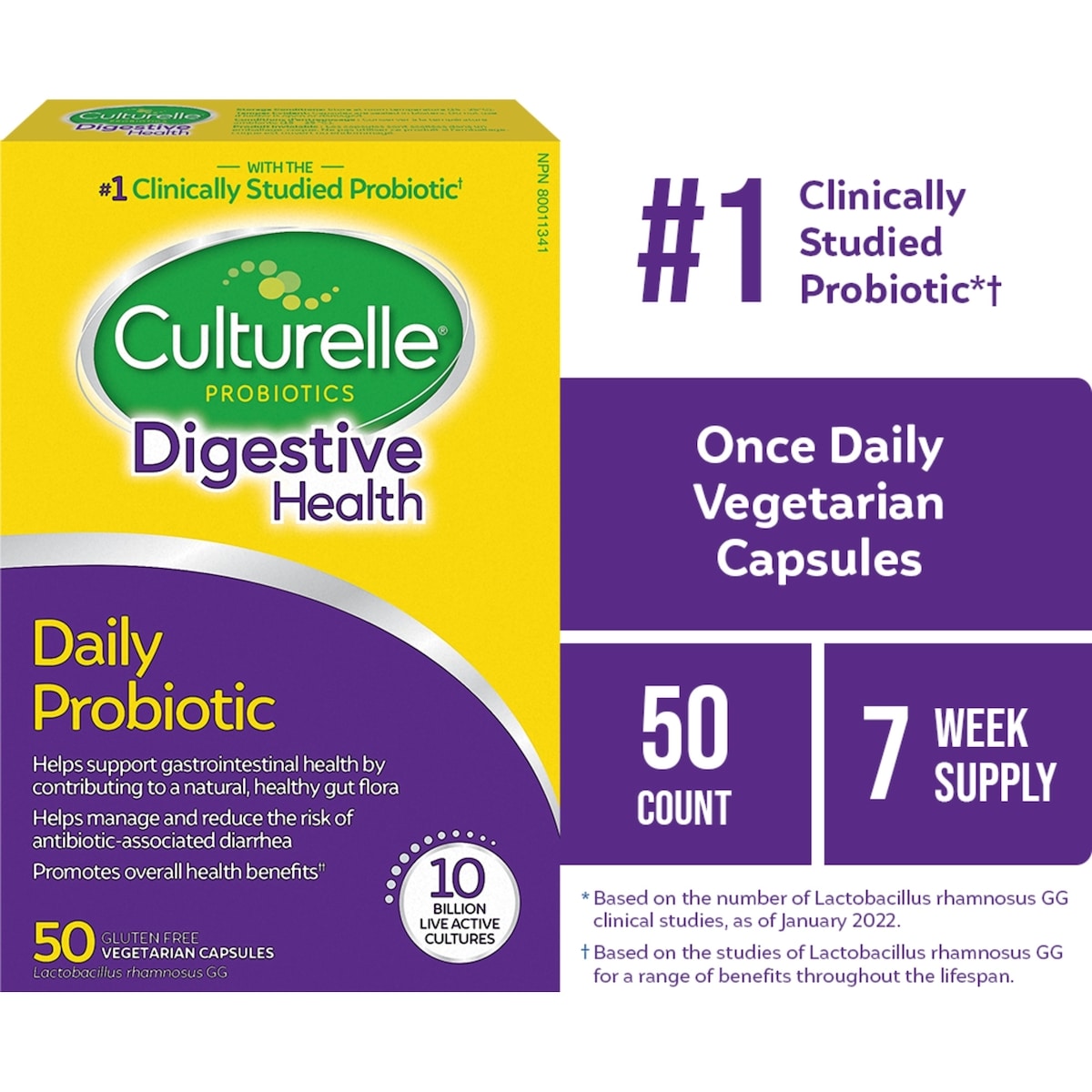 Santé Digestive Supplément de probiotiques quotidien