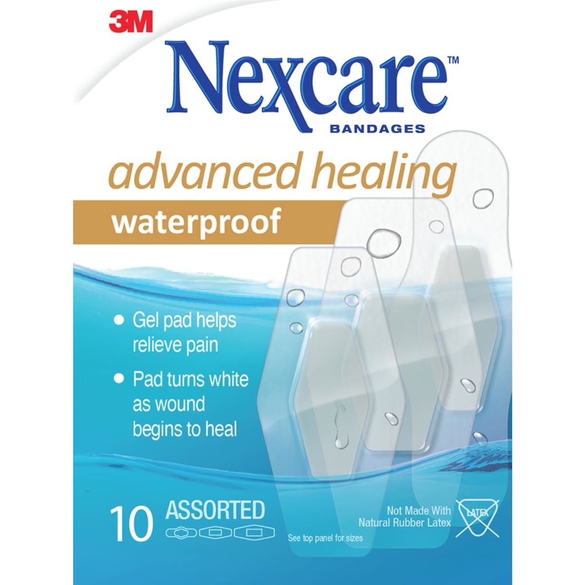 Pansements hydrocolloïdes imperméables évolués favorisant la cicatrisation Nexcare(MC)
