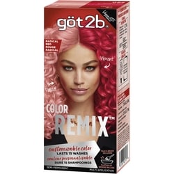 got2b® Color Remix, Coloration capillaire semi-permanente personnalisable, Rouge Radical 1