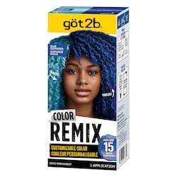 Color Remix, Customizable Semi-Permanent Hair Color, Blue Euphoria, 1 Pack, 50 ml 1