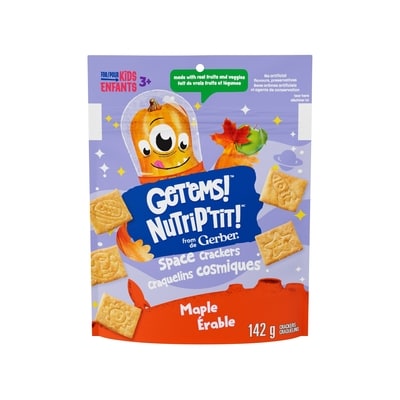Get'ems Pizza Maple Crackers, Ages 3 & Up