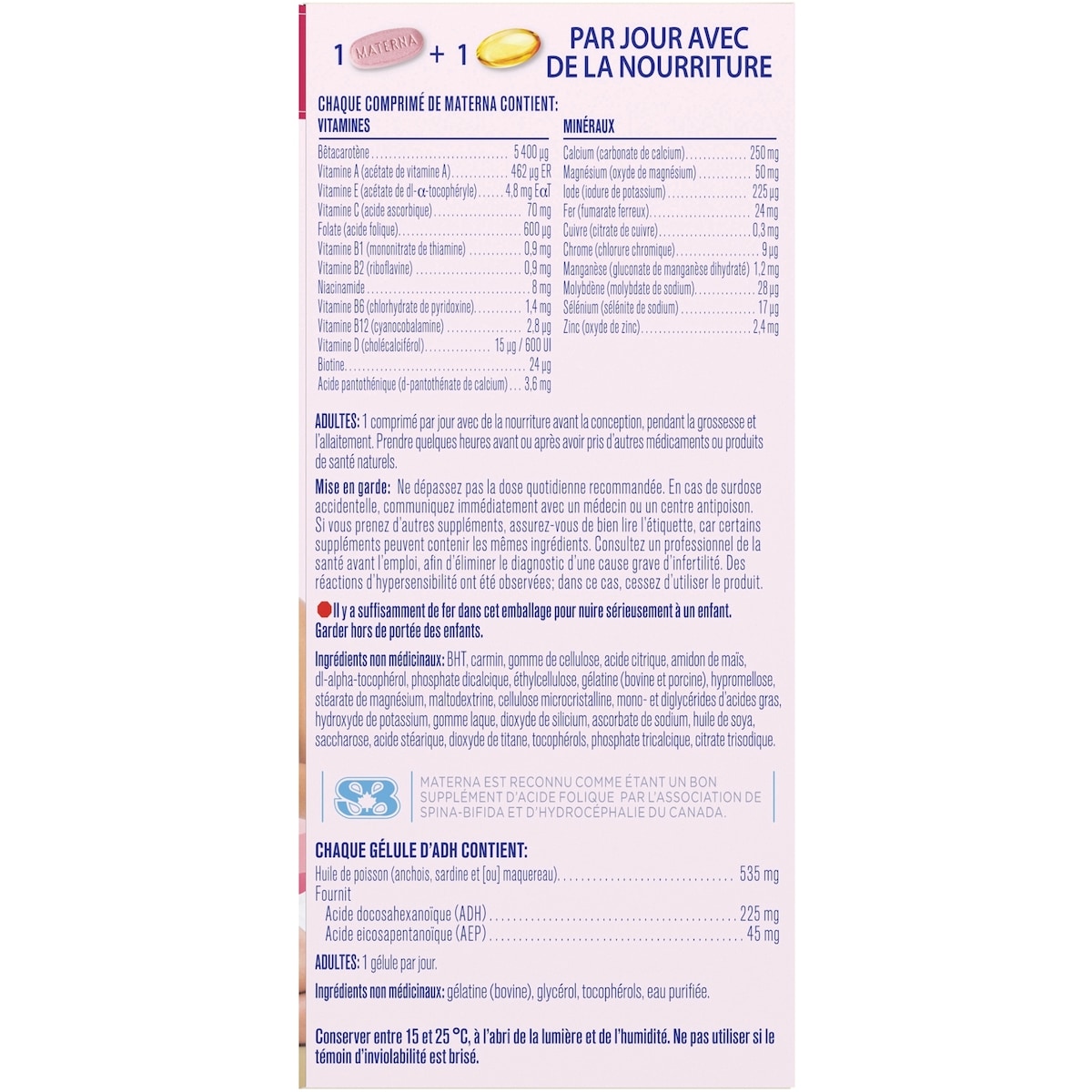 DHA Prenatal Supplement Combo-Pack  60 tablets 60 softgels