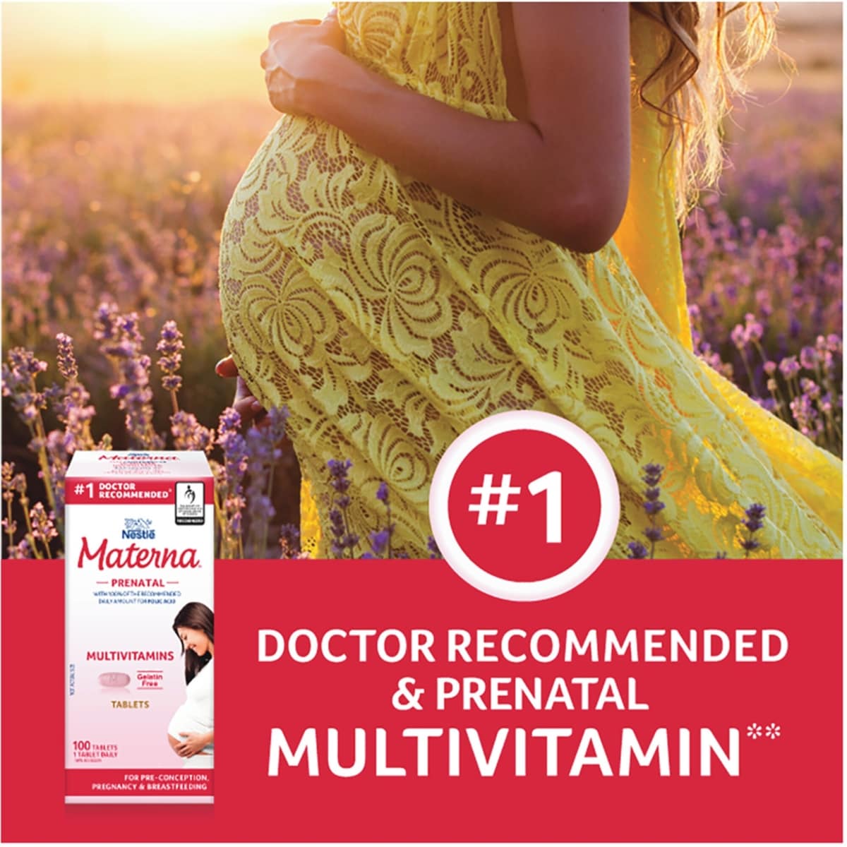 Multivitamines prénatales MATERNA®, 100 comprimés