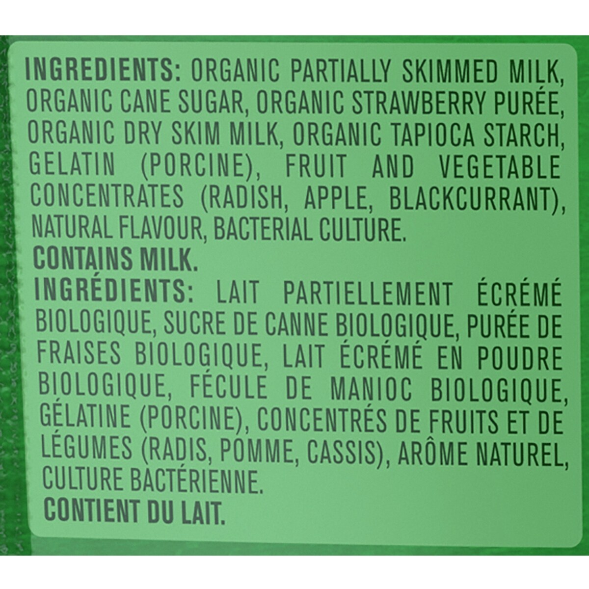 FONDANTS AU YOGOURT(MC) GERBER Biologique Fraise et Banane