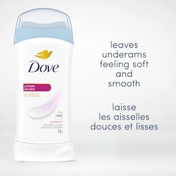 Antiperspirant Stick Powder, for Women, For 48H Underarm Sweat & Odour Protection, 74g 6