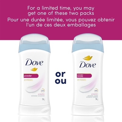 Antiperspirant Stick Powder, for Women, For 48H Underarm Sweat & Odour Protection, 74g 7