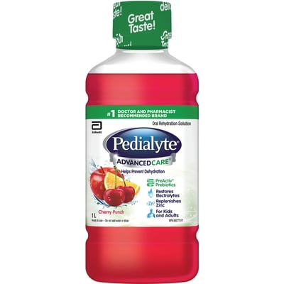 Solution Oral à Base D'éLectrolytes Advancedcare De Avec PréBiotiques Preactiv à Saveur De Punch De Cerise
