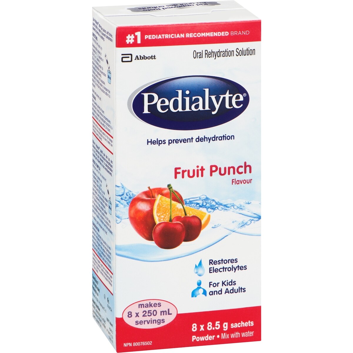Pedialyte® En Poudre Saveur Punch Aux Fruits