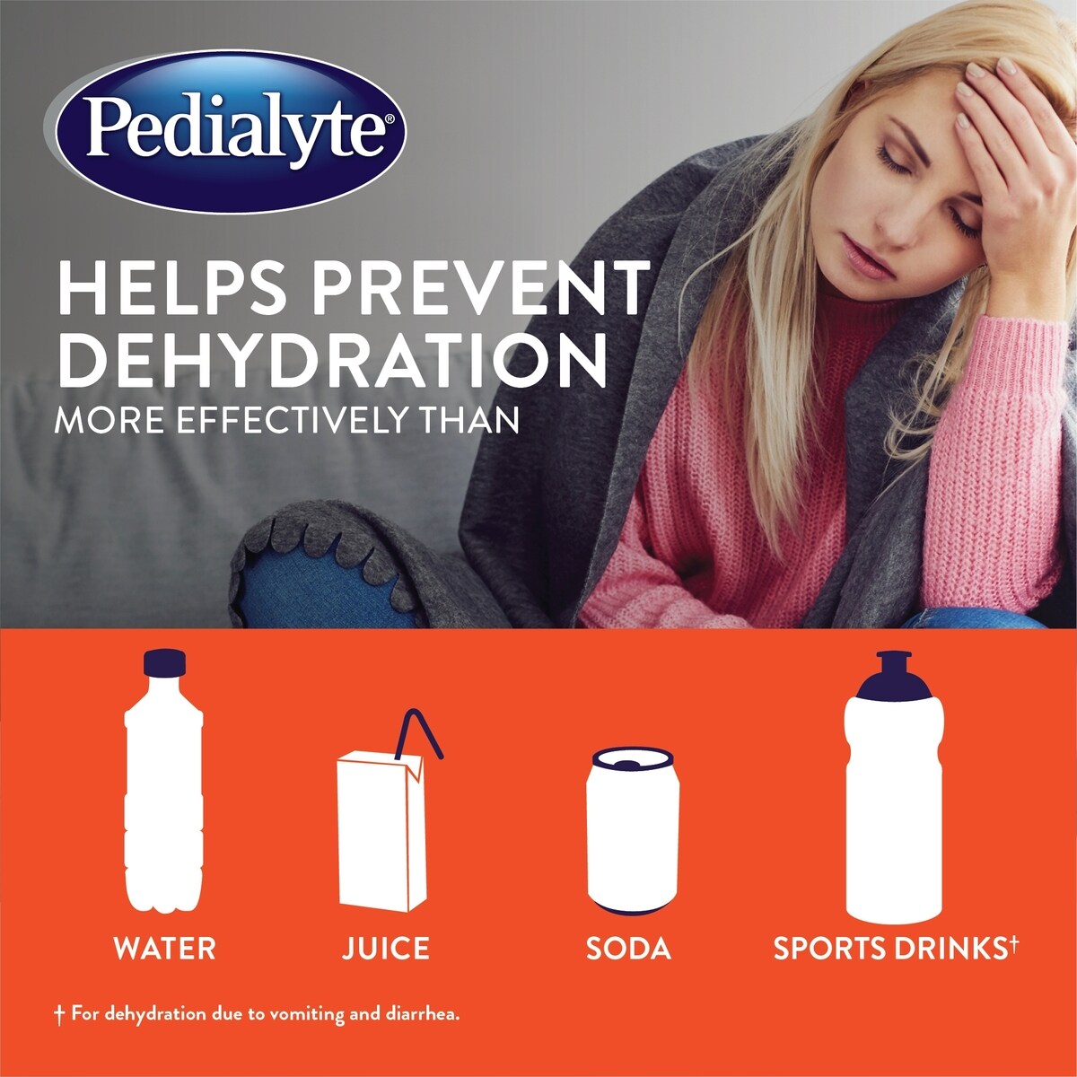 Pedialyte® En Poudre Saveur Punch Aux Fruits