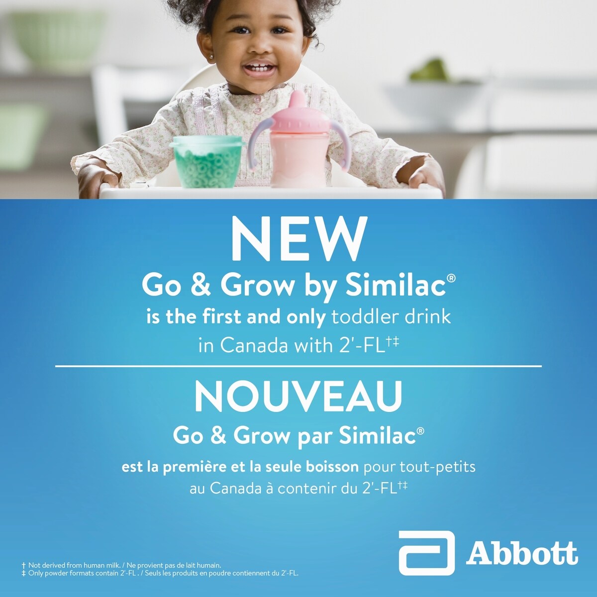 Boisson pour tout-petits Similac Go & Grow Étape 3 avec 2'-FL. 2'-FL : Innovation pour le soutien immunitaire, poudre, 12-36 mois