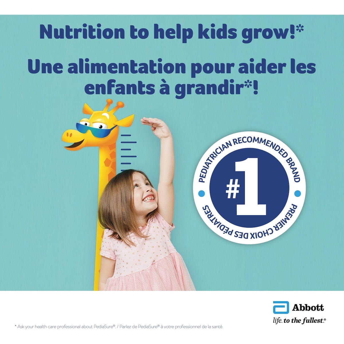 PediaSure Complete®, Nutritional Supplement, 4 x 235 mL, Chocolate – Kids nutritional shake, containing DHA and vitamins, helps promote weight gain when taken twice a day