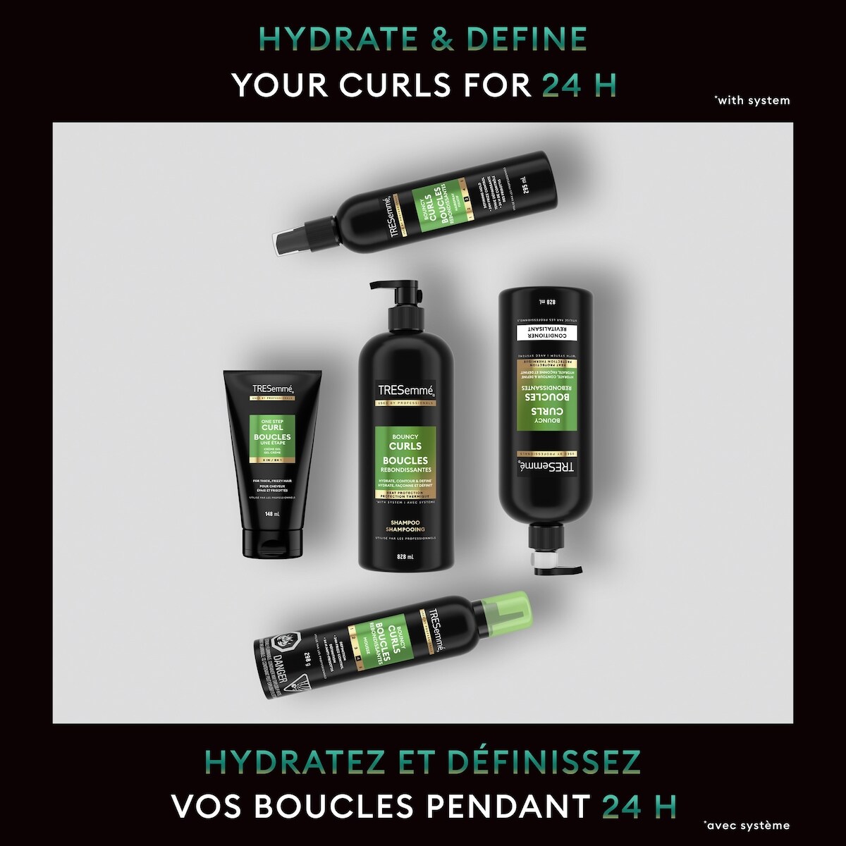 Shampooing Damage Recovery pour cheveux abîmés TRESemmé Botanique + Protéines à l'Huile d'Avocat avec Technologie Pro Style™