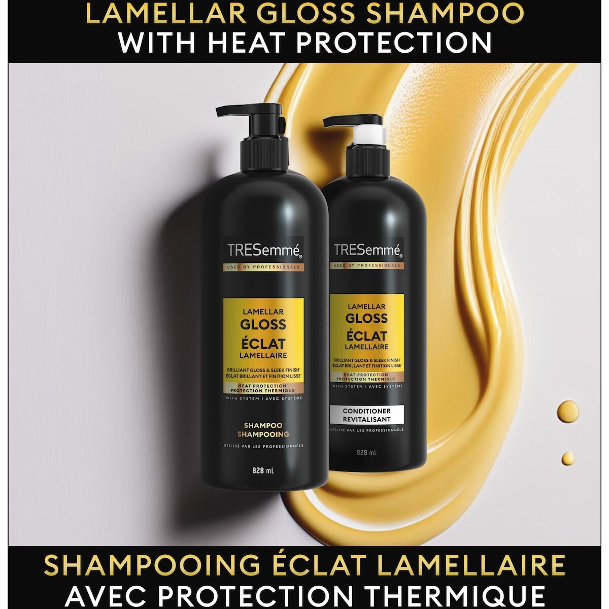 Shampoo  pour une Brillance Éclatante et une Finition Lisse, TRESemmé Lamellar Gloss