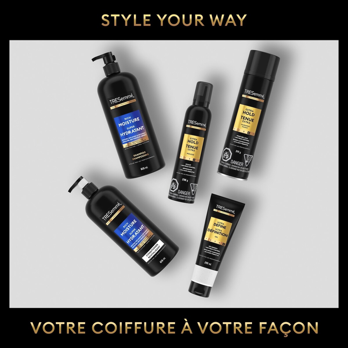 TRESemmé Gel Ultra Firm Control Texture 255ml