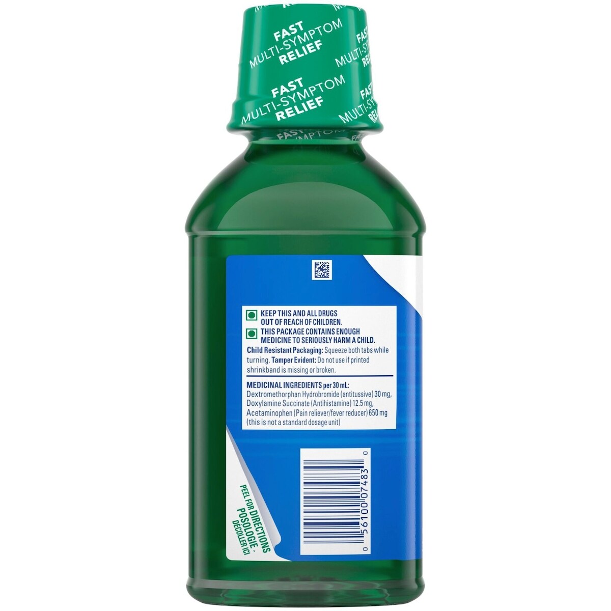 Liquide NyQuil Rhume et grippe Soulagement nocturne, Original